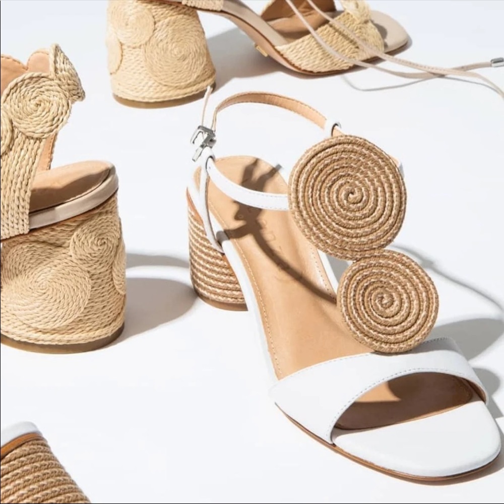 Anthropologie Vicenza Natural Rope Honduras Heels - Picture 5 of 11